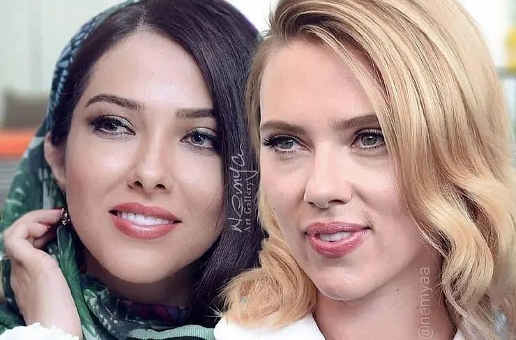 لیلا اوتادی زیباتر است یا اسکارلت جوهانسون؟ / شباهت جالب بازیگران ایرانی با سلبریتی‌های خارجی