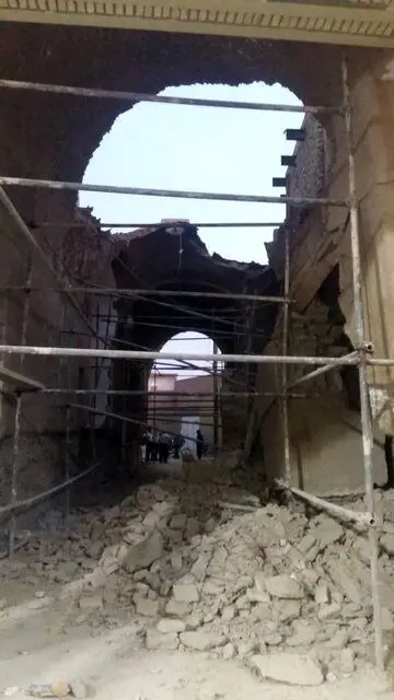 سقف ریخته شده‌ بنای تیموری میبد، تیموری نیست!