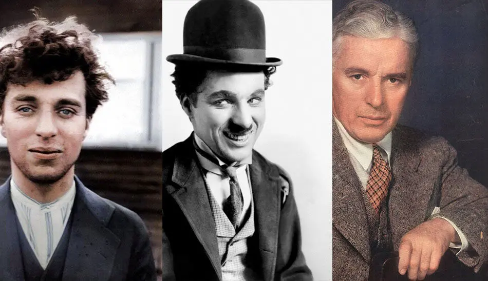 جمعیتی که برای دیدن چهره واقعی چاپلین جمع شده اند / عکس