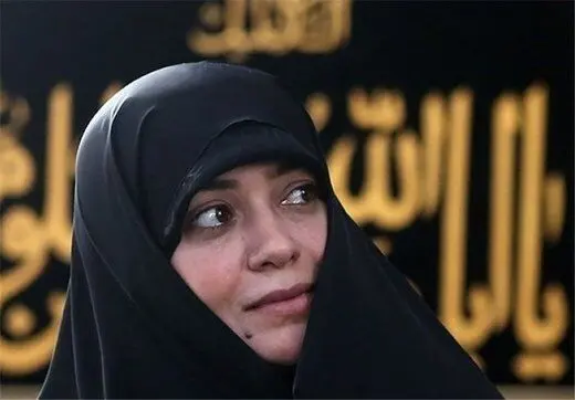 الهام چرخنده و همسر روحانی‌اش / عکس