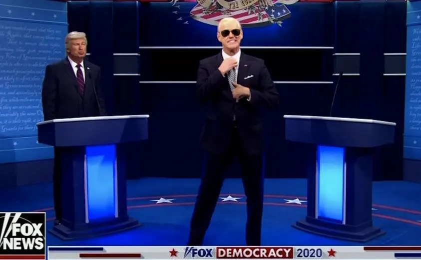 حضور «جیم کری» در نقش «جو بایدن» در مناظره با ترامپ/ ویدئو