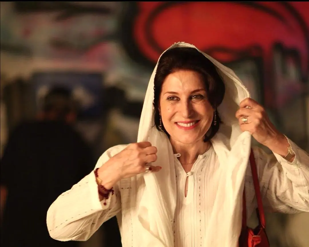 رونمایی از گریم فاطمه معتمد آریا در فیلم «روزی روزگاری آبادان»