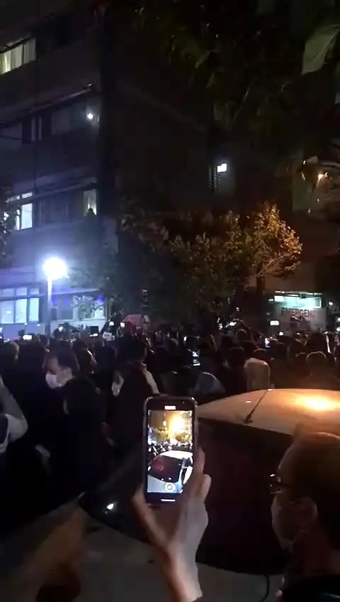 شعر خوانی دوستداران شجریان در خیابان فجر تهران/ ویدئو