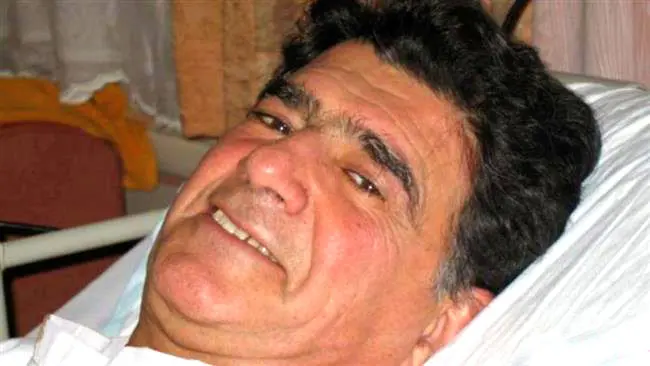 تصویری از تخت استاد ‎شجریان در بیمارستان جم