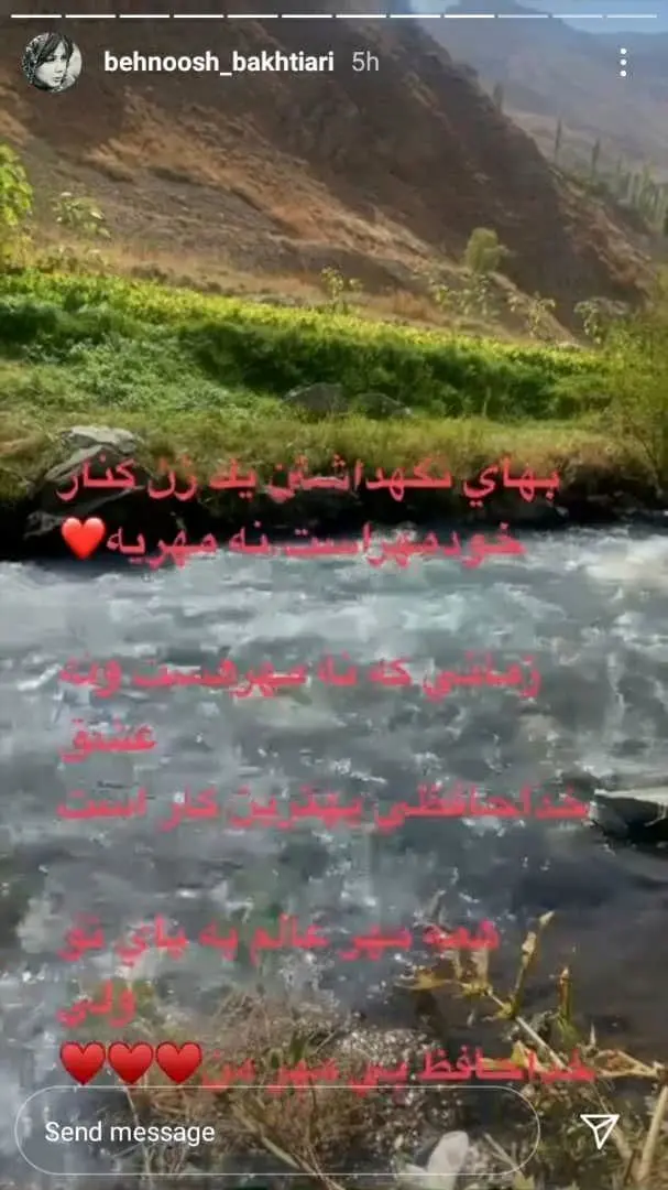 بهنوش بختیاری طلاق گرفت؟