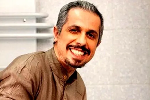 ماسک زدن به سبک سیدجواد رضویان/ عکس