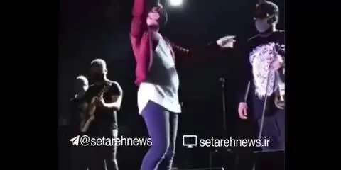 حرکت اعتراضی محسن ابراهیم زاده در کنسرتش!/ ویدئو