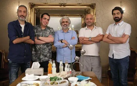 آشپزی امیرمهدی ژوله برای دوستان بازیگرش