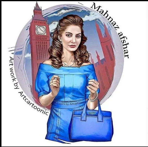 مهناز افشار، نقاشی نیمه برهنه و داستان ۴ مرد جوان در آلمان