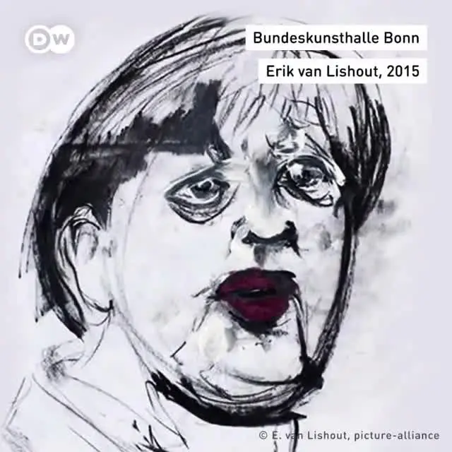 آنگلا مرکل از نگاه هنرمندان/ ویدئو