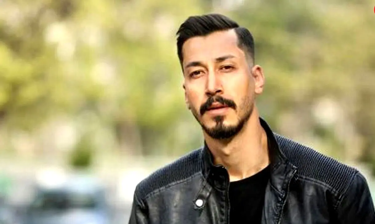چهره نیمه بهرام افشاری/ عکس