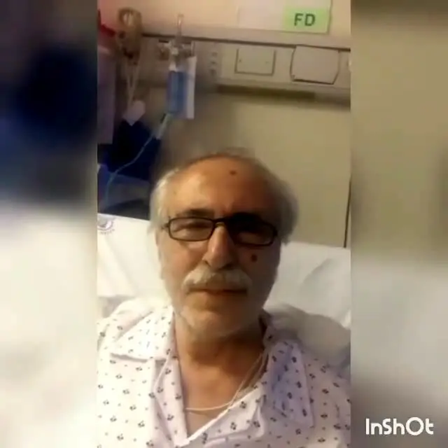 بهاءالدین خرمشاهی در بیمارستان بستری شد