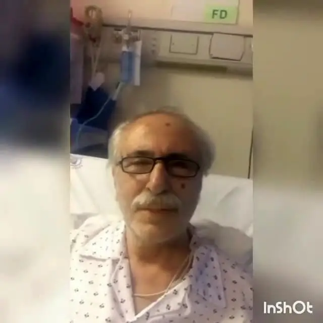 بهاءالدین خرمشاهی در بیمارستان بستری شد