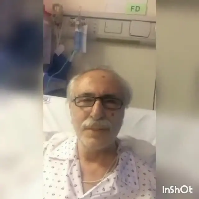 بهاءالدین خرمشاهی در بیمارستان بستری شد