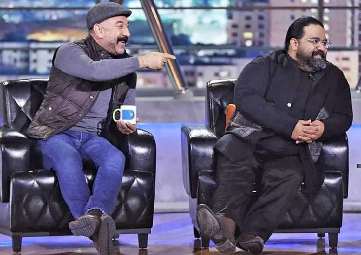 علی انصاریان در همرفیق شهاب حسینی به همراه رضا صادقی