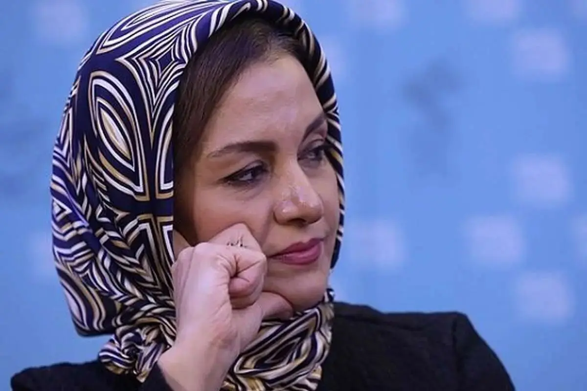 مریلا زارعی در تجمع مردمی میدان تجریش
