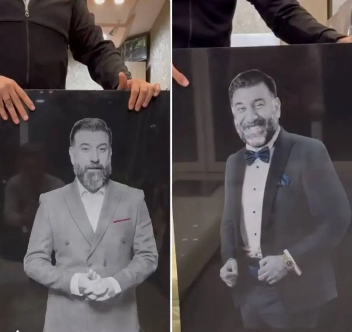 تصویری تلخ از سنگ مزار علی انصاریان و مهرداد میناوند