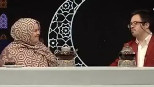 عاشقانه‌های بازیگر «پایتخت» برای همسرش روی آنتن زنده