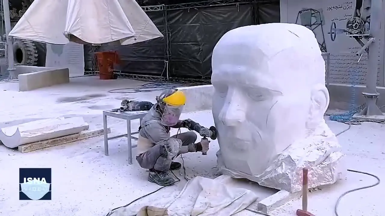 چهارمین سمپوزیوم مجسمه‌سازی در کرمان + ویدیو