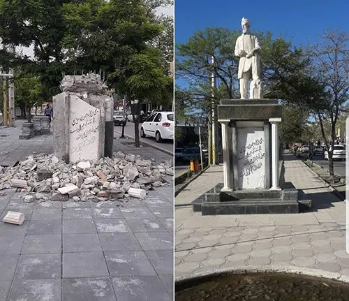 غارتِ شهر؛ از تندیس مشاهیر تا دریچه فاضلاب