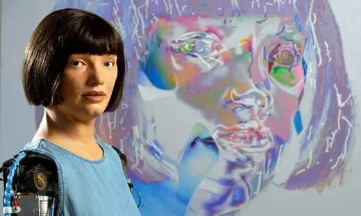 نمایشگاه از آثار ربات هنرمند!