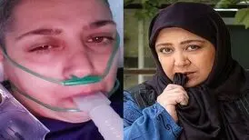 نوشته شهره لرستانی از روی تخت آی‌سی‌یو برای درگذشت علی سلیمانی/ عکس