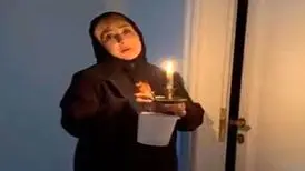 کنایه مرجانه گلچین به قطعی برق/ ویدئو
