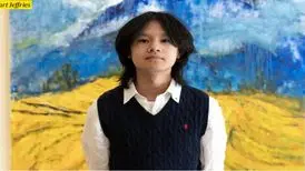 کودکی که با جکسون پولاک نابغه مقایسه می‌شود/ پسربچه‌ای با نقاشی‌های میلیاردی!