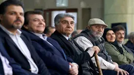 دیدار ابراهیم رئیسی و عباس قادری در حاشیه یک مراسم/ عکس
