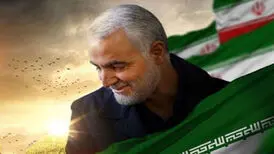 گریم نقش حاج قاسم سلیمانی در سریال «حبیب»/ عکس
