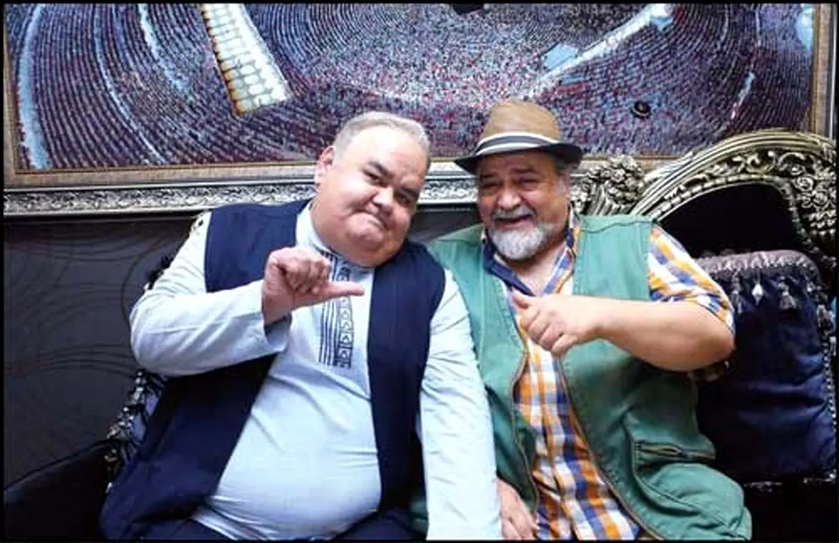 شوخی جالب اکبر عبدی با محمدرضا شریفی نیا
