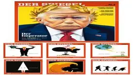 بازگشت امپراتور،تیتر مجله آلمانی اشپیگل برای ترامپ