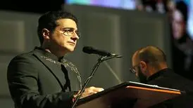تصویری از همایون شجریان، سحر فروزان و بهروز وثوقی در کنسرت سان‌فرانسیسکو
