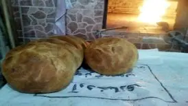 (تصویر) پخت سوغات جنگ جهانی دوم در کوچه آلمانی‌های قائمشهر