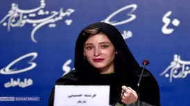 فرشته حسینی، در لباس سربازی/ عکس