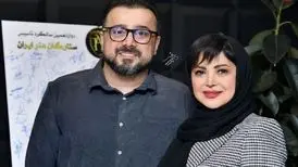 دو قاب خصوصی از حضور کمند امیرسلیمانی در مراسم عقد برادرش سپند