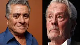 آلن دلون در کنار ستاره های سینمای پیش از انقلاب ایران
