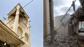 تصاویری از زخم زلزله در لافت