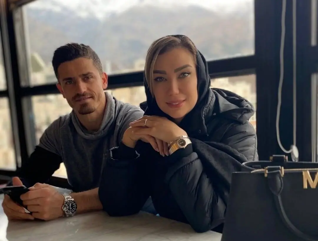 ملاقات بازیگر استقلالی با وریا غفوری و دخترش