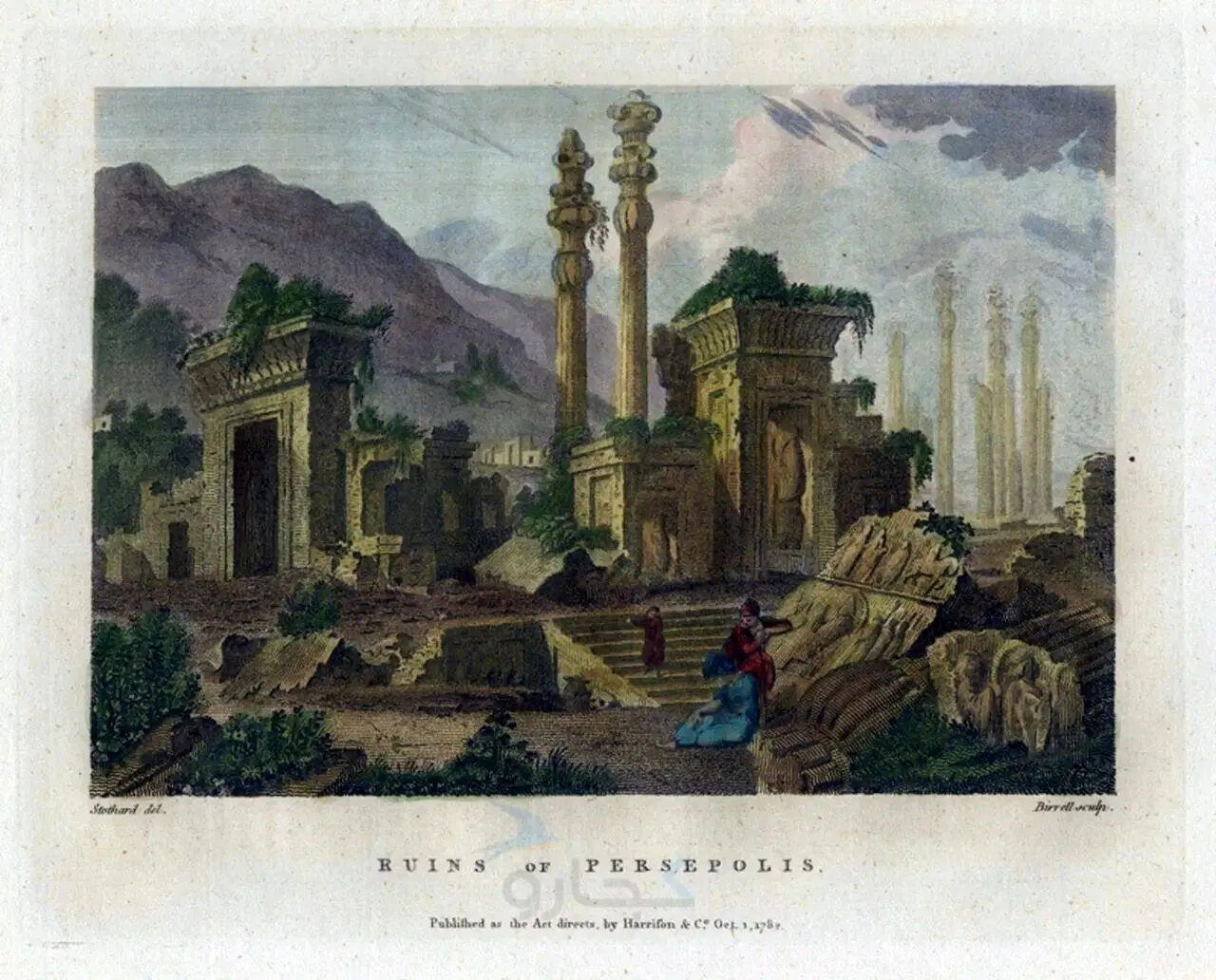 تخت‌جمشید ۲۵۰ سال پیش به چه شکل بود؟