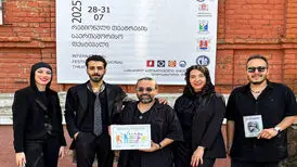 موفقیت جهانی نمایش «منگی» در جشنواره تئاتر گرجستان
