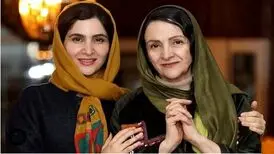 گلاب آدینه و ژاله صامتی با دخترانشان همبازی شدند