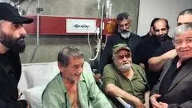 عیادت اکبر عبدی از لات اسمیِ تهران در بیمارستان/ ویدئو