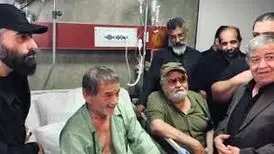 عیادت اکبر عبدی از لات اسمیِ تهران در بیمارستان/ ویدئو