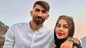 همخوانی جالب همسر علیرضا بیرانوند به همراه شوهرش در کنسرت