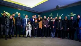 فوتوکال و نشست خبری فیلم سینمایی آسمان غرب/ تصاویر
