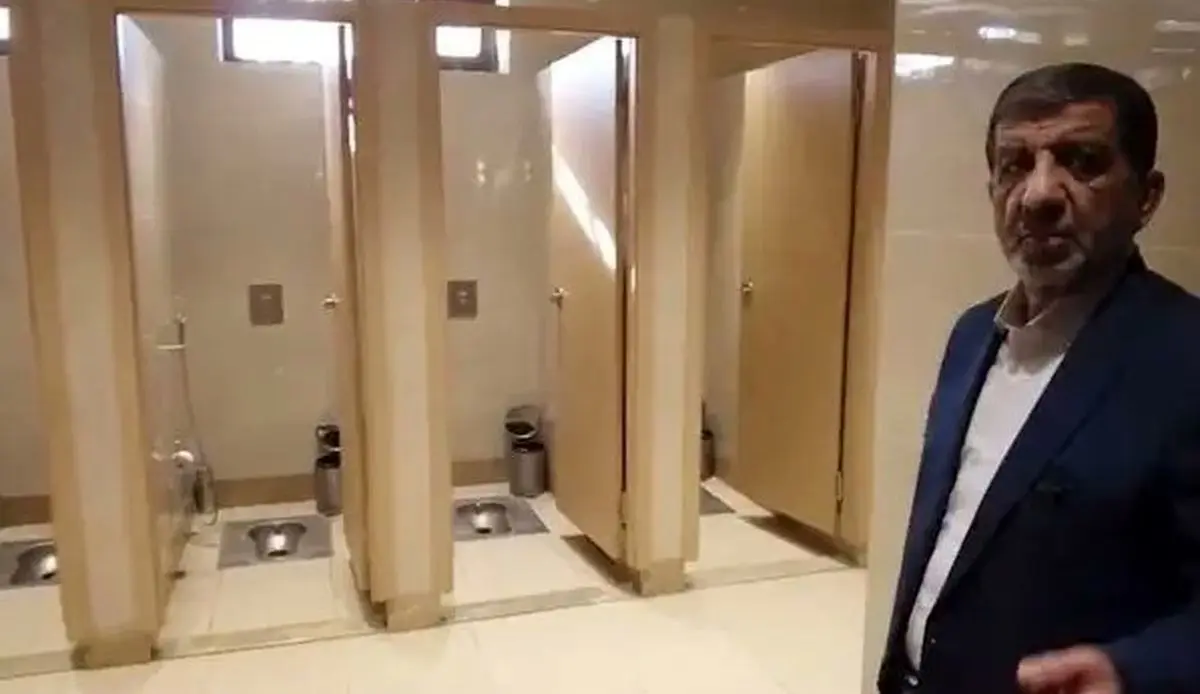 شگفت‌زده شدن ضرغامی از دیدن سرویس بهداشتی یک مسجد در تاجیکستان/ ویدئو
