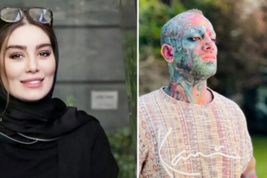 عکس دو نفره سحر قریشی و امیر تتلو