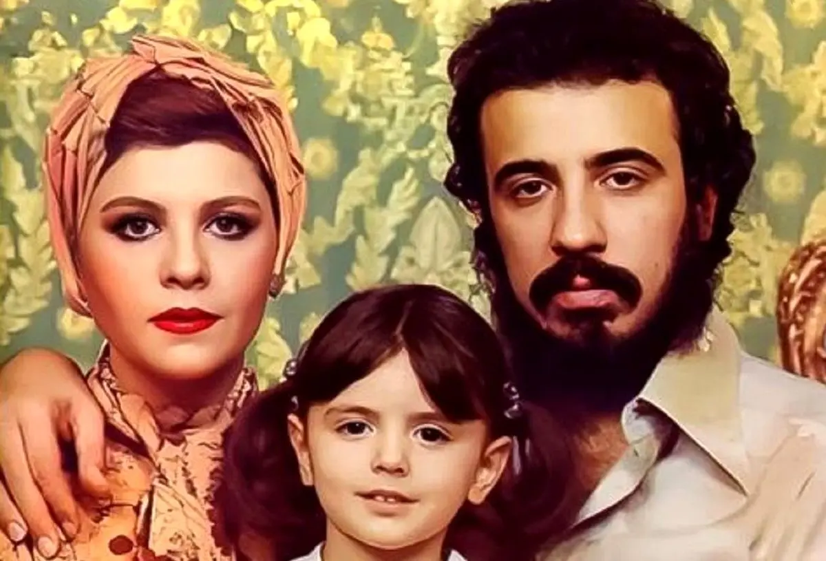 مراسم عروسی «علی حاتمی و زری خوشکام»؛ سال 1350
