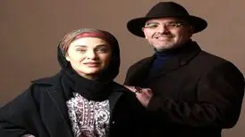 رویا نونهالی و همسرش در مراسم رونمایی از آلبوم همایون شجریان/ عکس